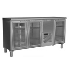 Стол холодильный Полюс T57 M3-1-G 9006-1 корпус серый, без борта (Rosso BAR-360C)